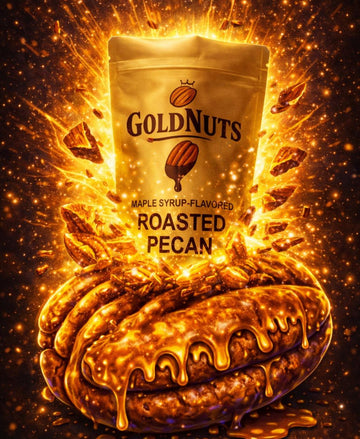 GoldNuts maple syrup roasted pecan hero